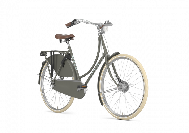 Gazelle Classic Nostalgierad mit 7 Gang, Nabendynamo, L R7T,  28 Zoll 57er Rahmen wolf brown glänzend