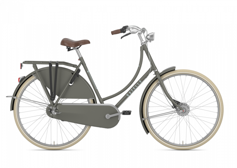 Gazelle Classic Nostalgierad mit 7 Gang, Nabendynamo, L R7T,  28 Zoll 57er Rahmen wolf brown glänzend