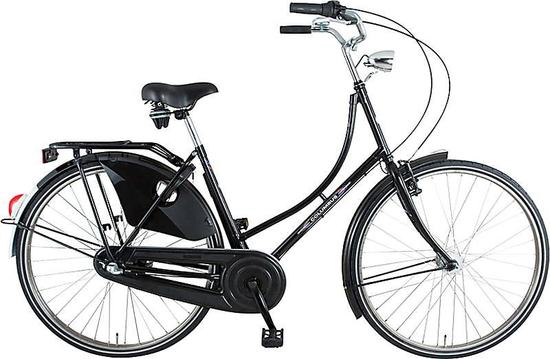 Columbus Damen Nostalgie Holland Fahrrad Classic H3.0 28 Zoll, 3 Gang, Rh: 50 cm schwarz