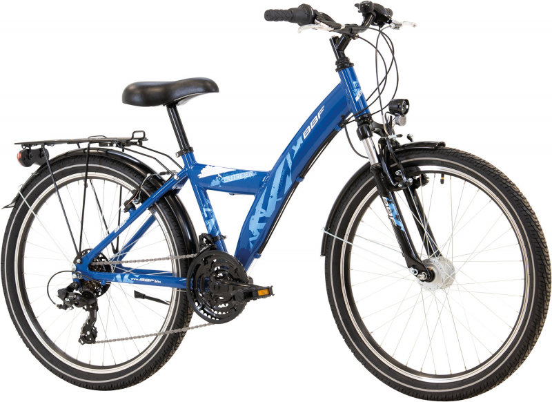 BBF Jugendrad Outrider Banana, 24 Zoll,  21- Gang Kettenschaltung, 36 er Rahmen, blau