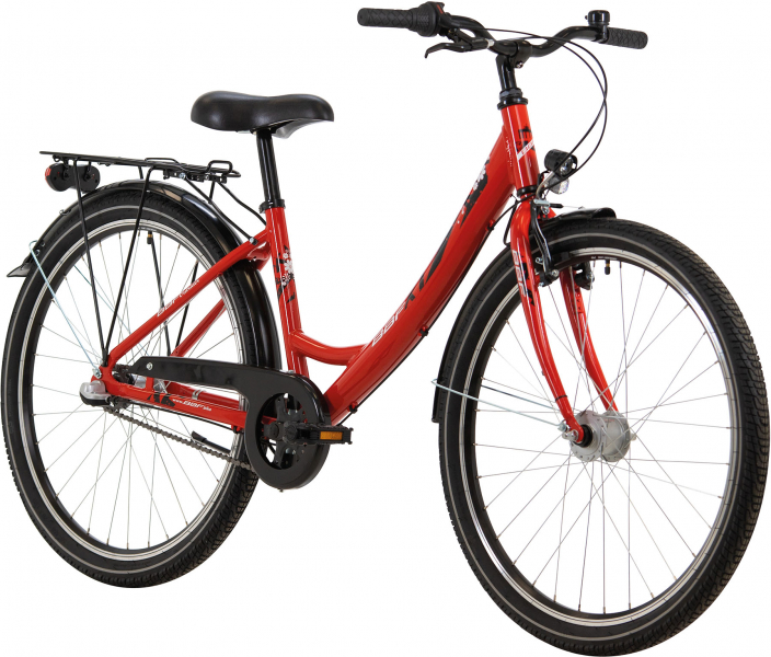 BBF Jugendrad Outrider Wave, 26 Zoll,  3-Gang Schaltung, 38 er Rahmen weiß