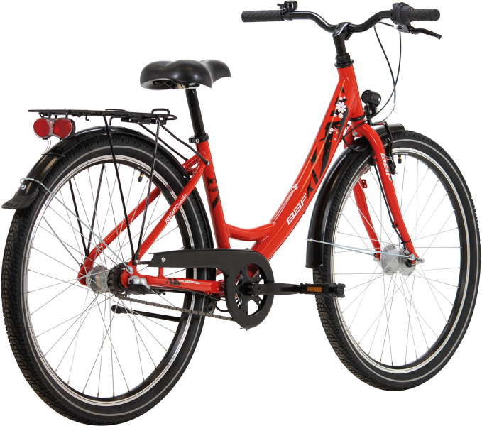 BBF Jugendrad Outrider Wave, 26 Zoll,  3-Gang Schaltung, 38 er Rahmen weiß