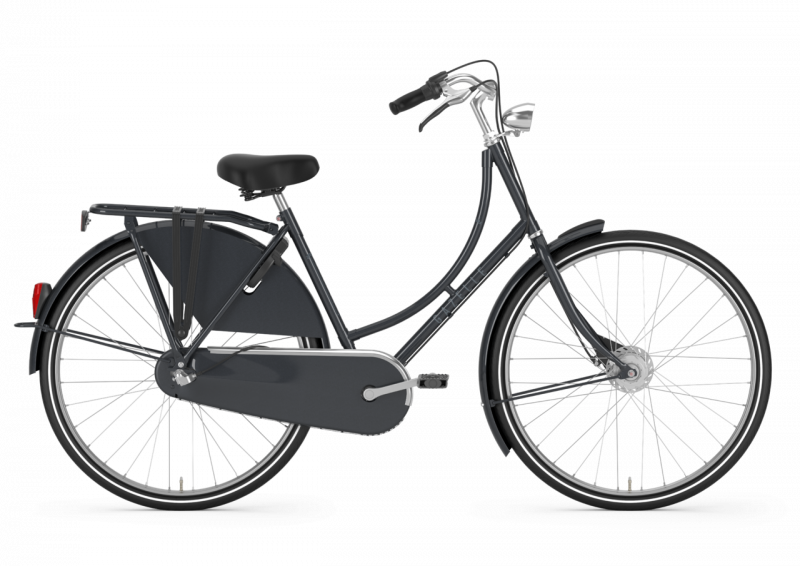 Gazelle Classic Nostalgierad mit 3 Gang, Nabendynamo, Rollerbrake vorne,  Farbe: schwarz 57er