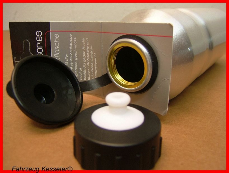 Alu Trinkflasche 750 ml silber